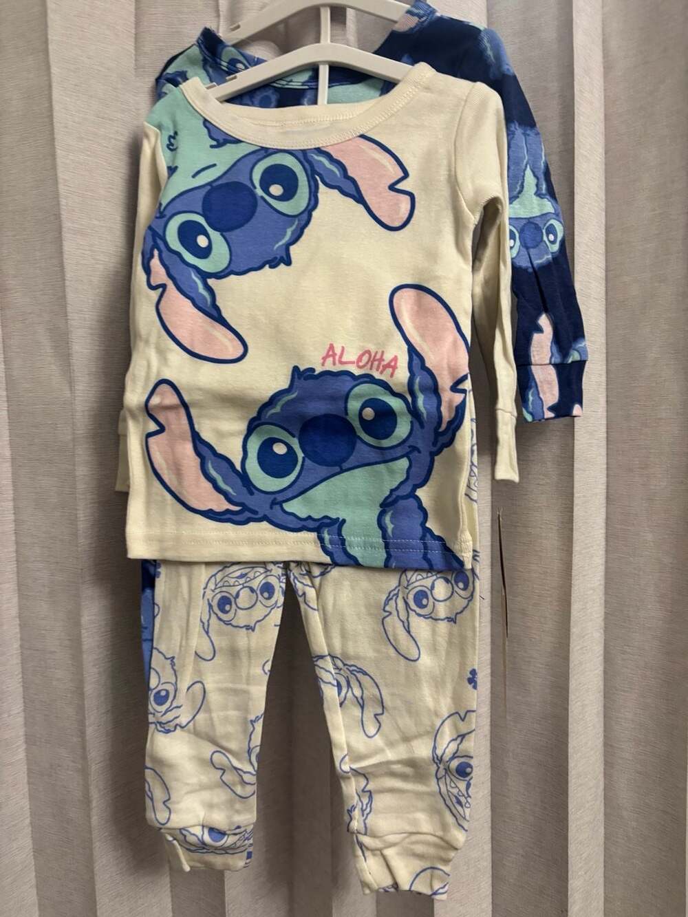 Disney Lilo & Stitch Toddler Girls 2-Piece Long Sleeve Snug Fit Pajama Set